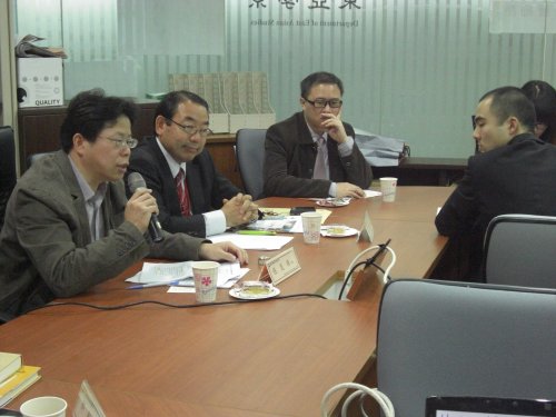 系主任與日本教授們